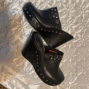 Harley-Davidson Rhinestone Studded Mules⭐️